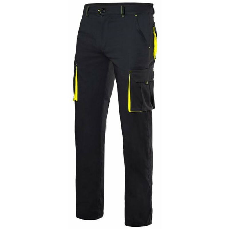 

PANTALÓN STRETCH BICOLOR MULTIBOLSILLOS Negro 34