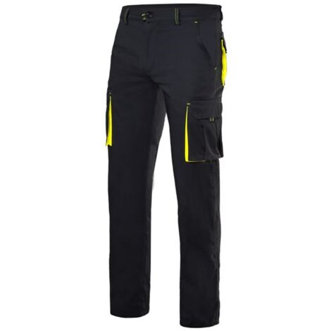 Pantalón stretch bicolor multibolsillos Serie 103008S