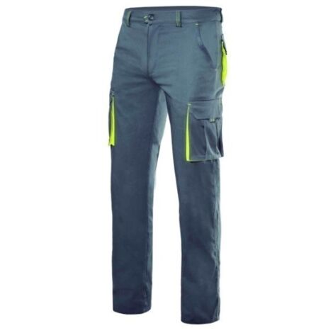 Pantalón stretch bicolor multibolsillos Serie 103008S