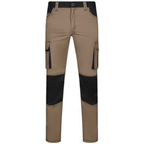 Pantalón stretch bicolor. Serie 103031S