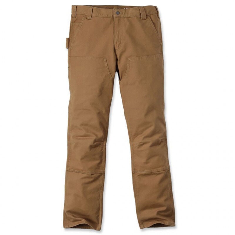 Pantalon de travail double front stretch Cotton Duck marron Carhartt Taille pantalon: 52
