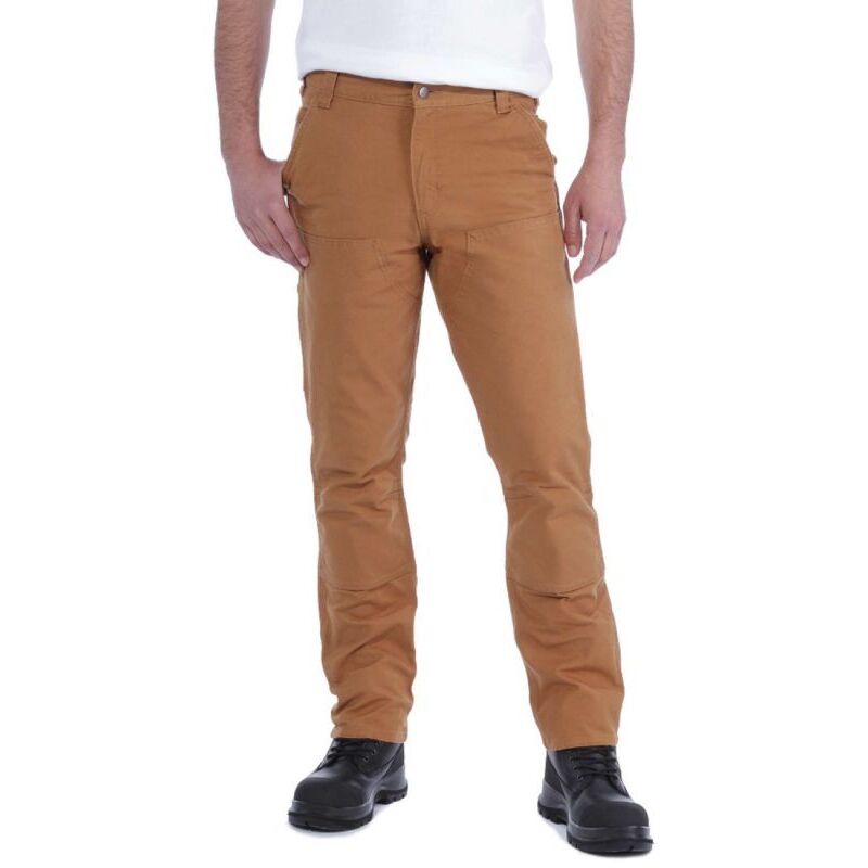 Carhartt - Pantalon de travail stretch coton duck Marron 50