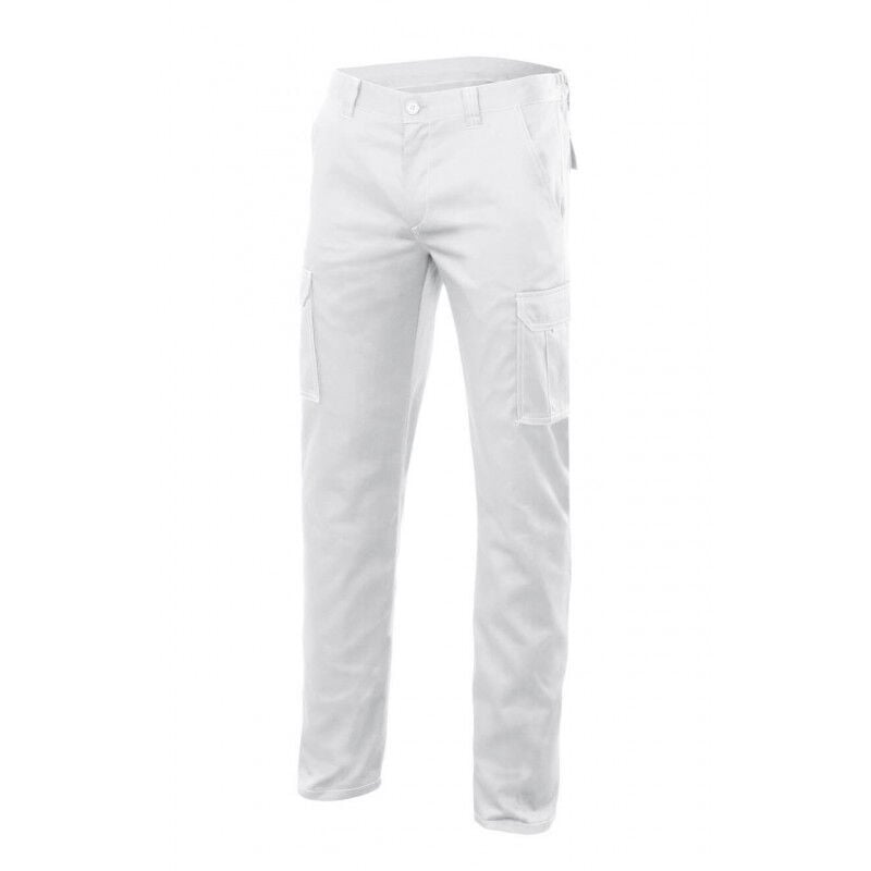 

Pantalón stretch forrado multibolsillos de uso industrial VELILLA Serie F103005S | Blanco - 56