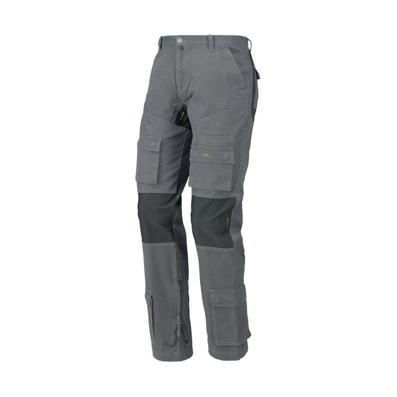 8738-080 Pantalon de Travail Stretch Gris xl - Issaline
