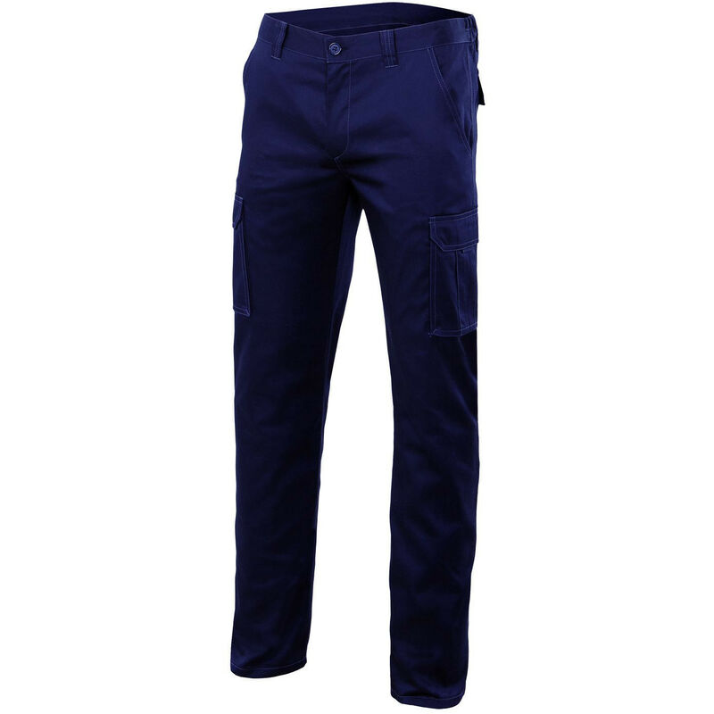 

Pantalón stretch multibolsillos 290 gramos con doble costura Serie 103005S | 46 - Azul navy - Velilla