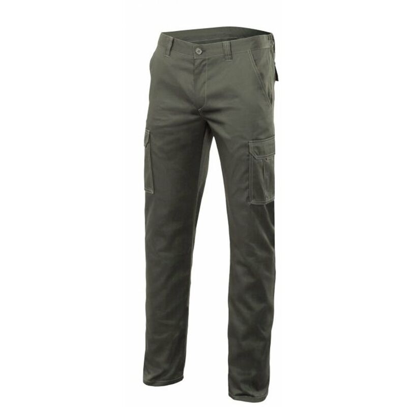 

PANTALÓN STRETCH MULTIBOLSILLOS Verde Caza 34