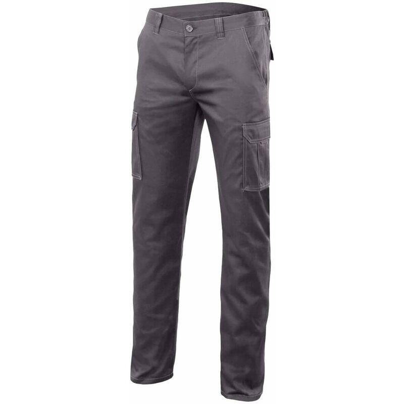 

Pantalón industrial stretch multibolsillos de corte Slim Fit VELILLA Serie 103002S | Rojo - 52