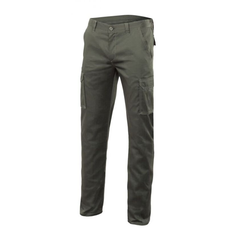 

Pantalón industrial stretch multibolsillos de corte Slim Fit VELILLA Serie 103002S | 38 - Verde caza