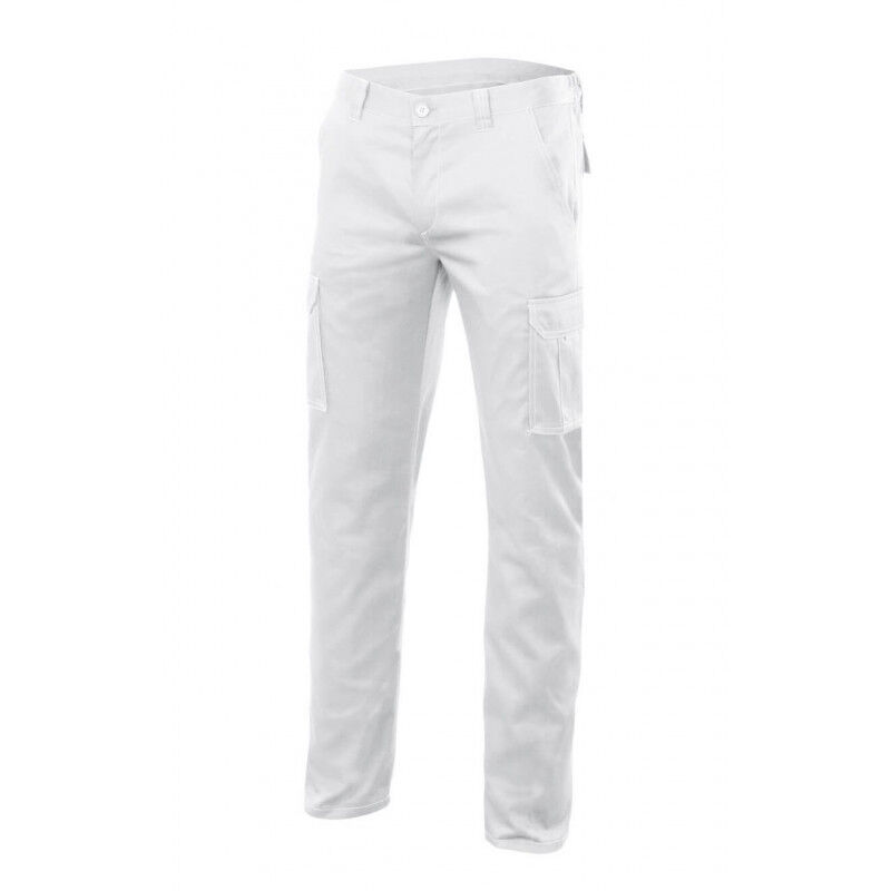 

Pantalón industrial stretch multibolsillos de corte Slim Fit Serie 103002S | Blanco - 38 - Velilla