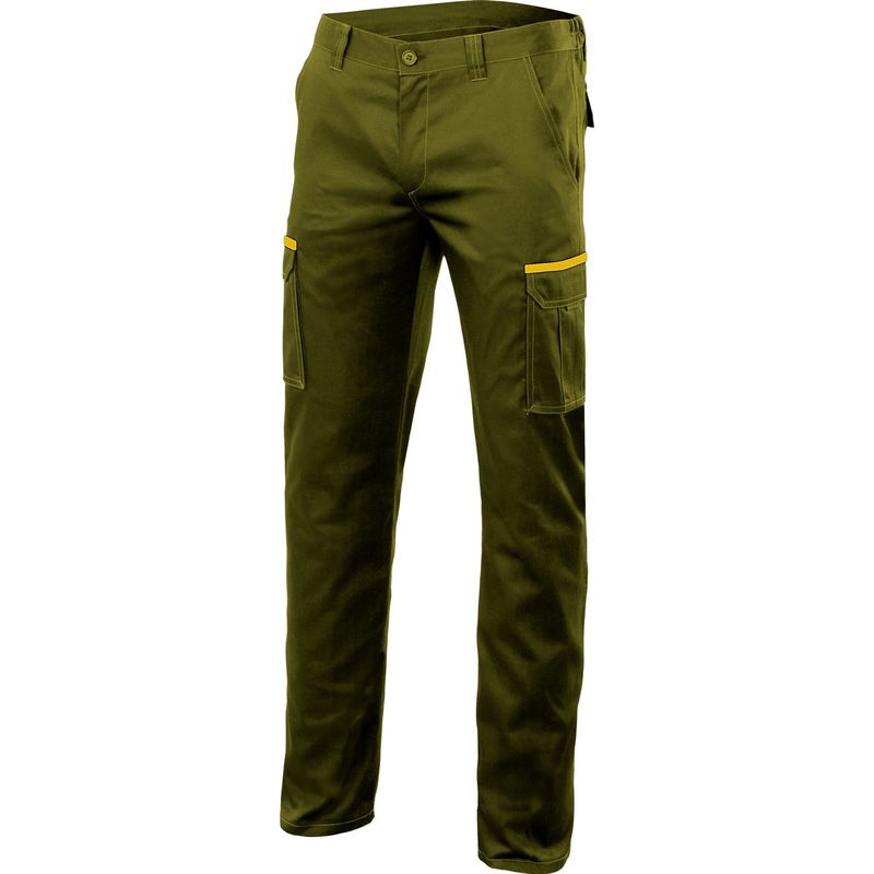 

PANTALON STRETCH MULTIBOLSILLOS Verde Caza 46