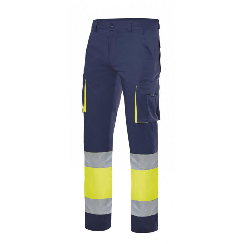 

Pantalon stretcht forrado de alta visibilidad VELILLA Serie F303002S | 2XL - Azul navy / Amarillo flúor