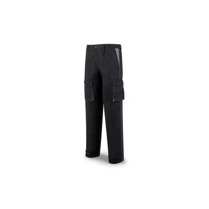 Pantalon supertop en coton noir 44 (488-PNSUPTOP 44) Marca