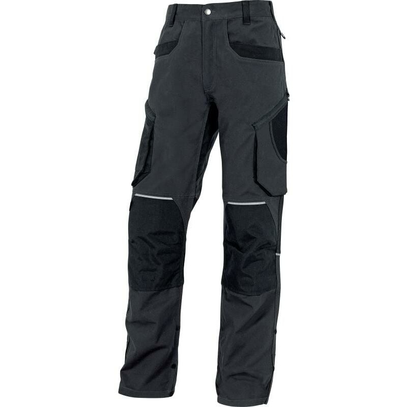Delta Plus - pantalon de travail mach originals en coton / elasthane gris - D020MOPA2GR 46/48 (xl)