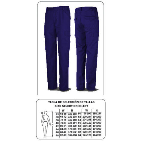 PANTALON TERGAL AZUL MARINO 40 (388-PAM 40) - MARCA