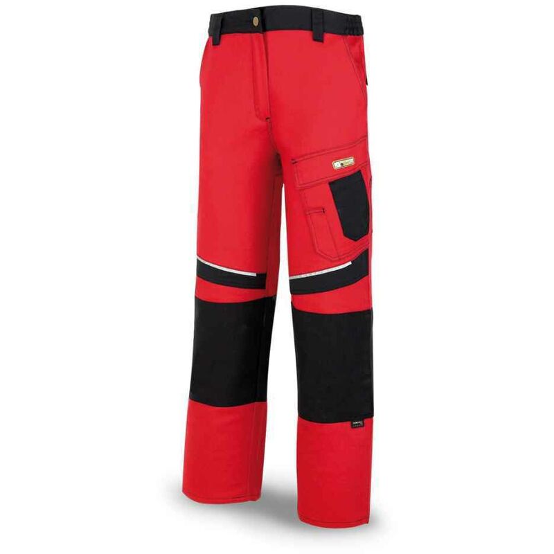 

Pantalon Tergal Canvas Rojo Negro 38-40