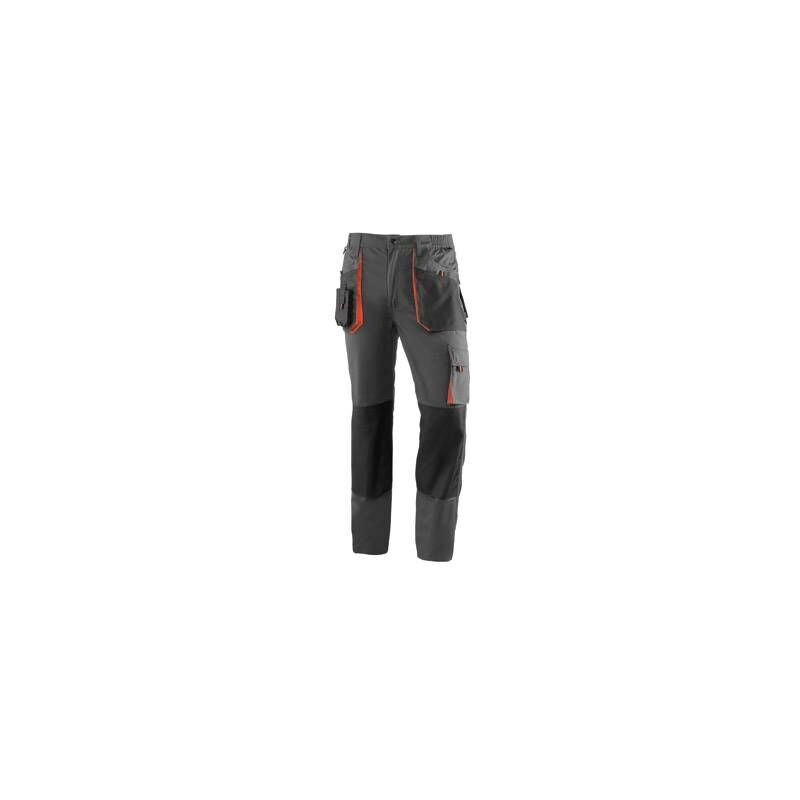 

Pantalon Poliester Algodon Top Range Bicolor T XXXL Gris / Negro / Naranja - Juba