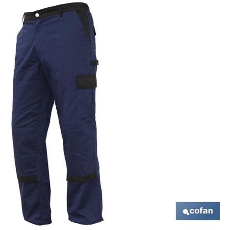PANTALON TRAB. FLEX. JANO REGULAR FIT MAR/NEGRO T-56