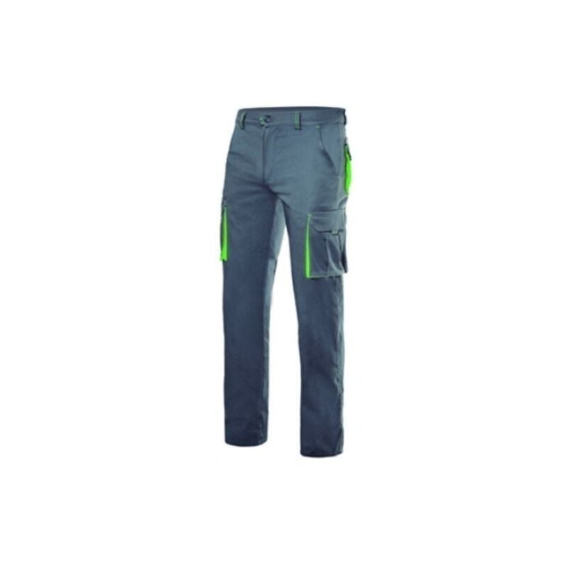 

Pantalon Trabajo 36 16%Pol46%Alg38%Emet Gris/Verde Lima Mlt