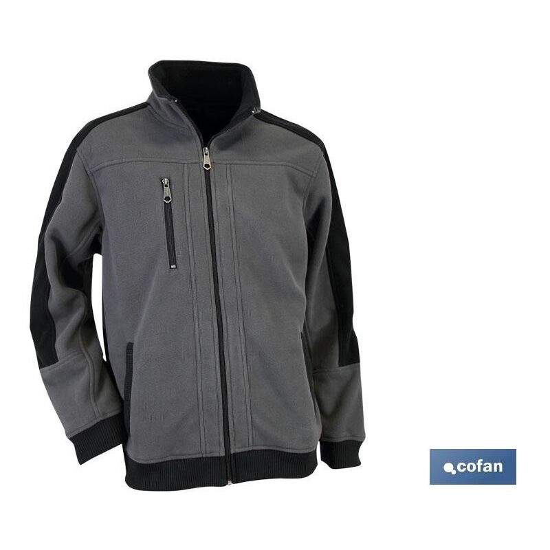 

Chaqueta polar walker 370gmsm gris-negro talla s