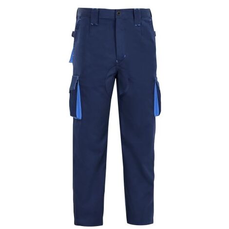 Pantalon Trabajo T40 Con Refuerzo  65% Poli 35% Alg Marino/A