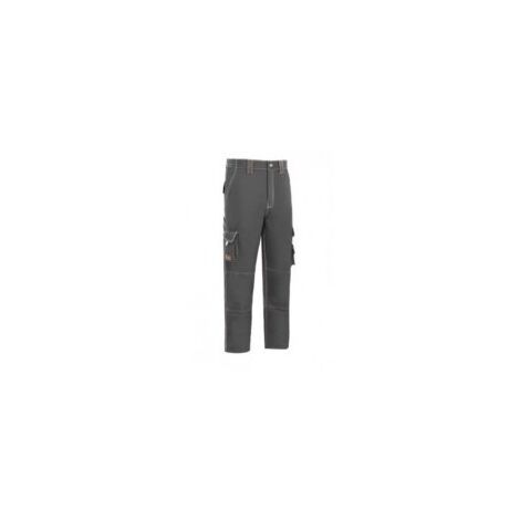 Pantalon Trabajo T60 Algodon/Elas Gris L9000 Vesin
