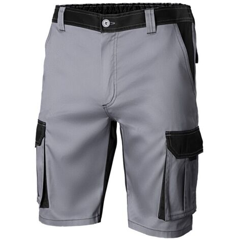 PANTALON TRABAJO T60 CORTO 65% POLI 35% ALG GR/NEG 103021B