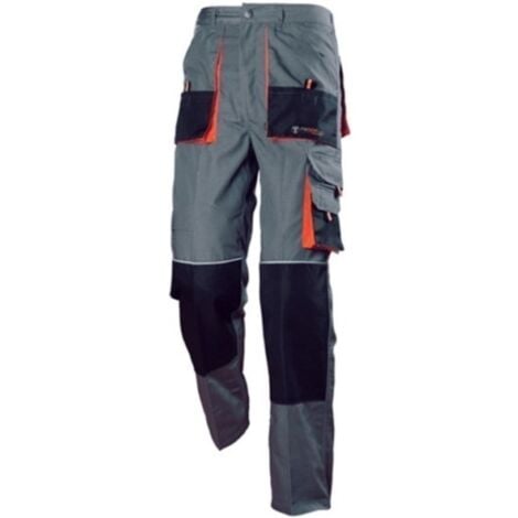 Pantalon Trabajo Xxl Algodon Gris Diamond 3L