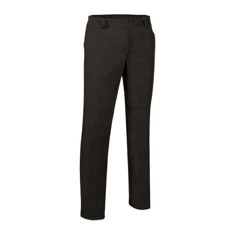 Pantalón trekking en tejido de pana VALENTO Reno L Negro
