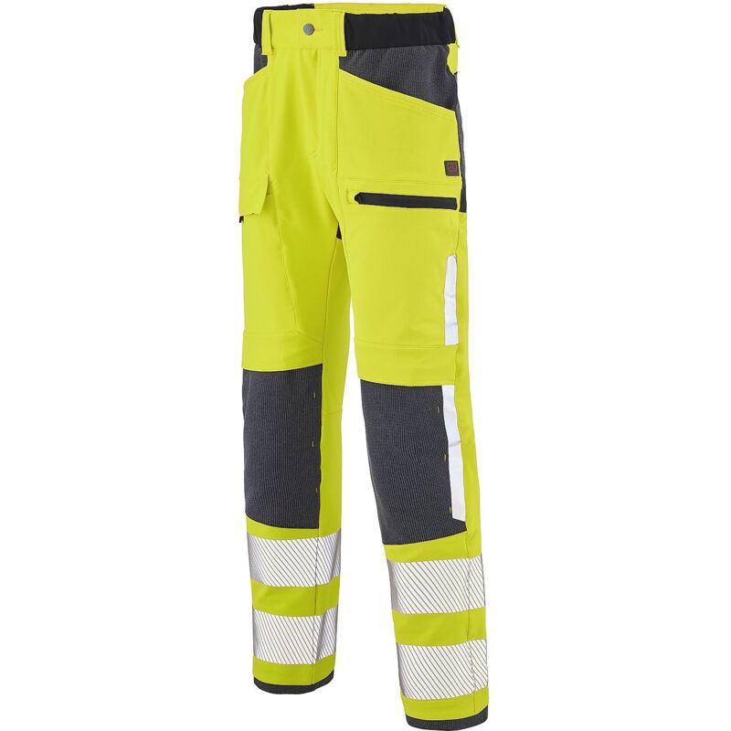 Pantalon Twist Hv Jaune Fluo / Gris Charcoal M - Fr(44)
