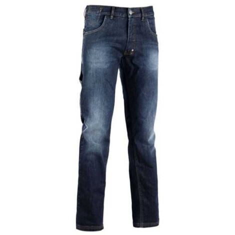 Pantalón vaquero de trabajo Diadora PANT STONE talla XL azul deslavada