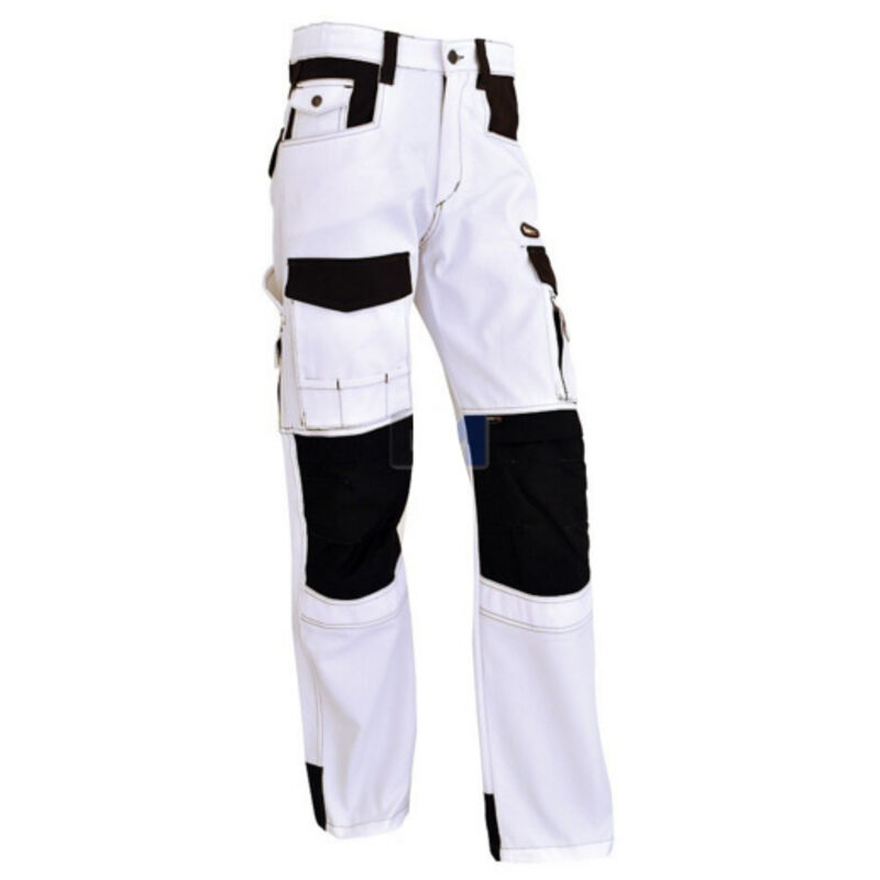 Pantalon Vepro Elite Extensible Blanc/noir Taille 38 - Vepro