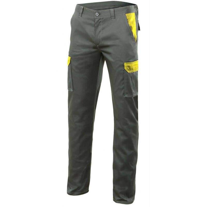 

Pantalón verde caza stretch multibolsillos de doble costura Serie PT103002S | 54 - Verde caza / Amarillo - Velilla