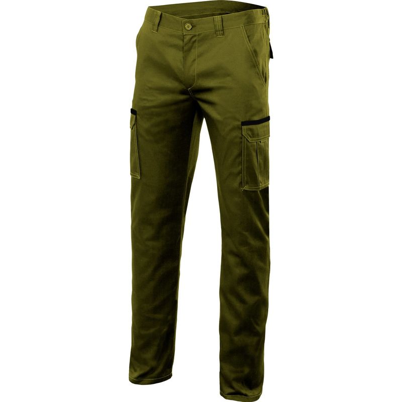 

PANTALON STRETCH MULTIBOLSILLOS Verde Caza 40