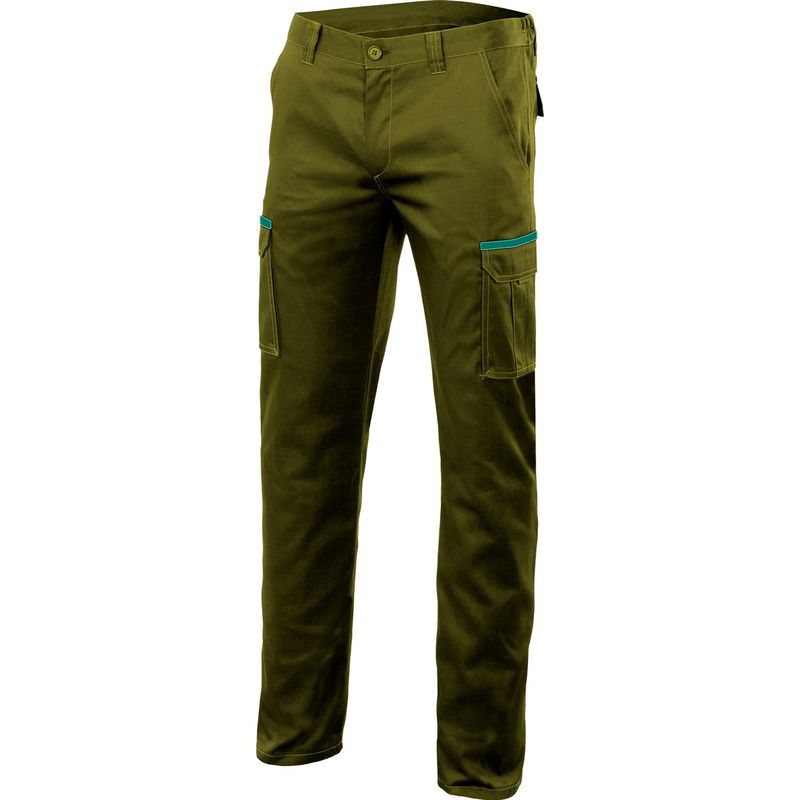 

PANTALON STRETCH MULTIBOLSILLOS Verde Caza 46