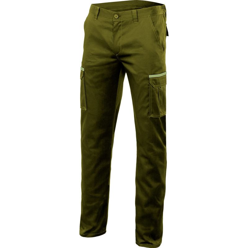 

PANTALON STRETCH MULTIBOLSILLOS Verde Caza 40