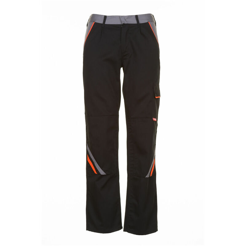 Pantalon Visline noir/orange/zinc Taille 50 - schwarz