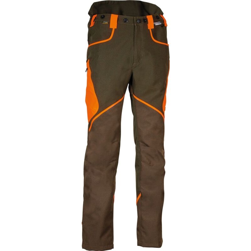 Pantalon wittenau taupe/marron/orange - Taille standard Cofra V540-0-04 42