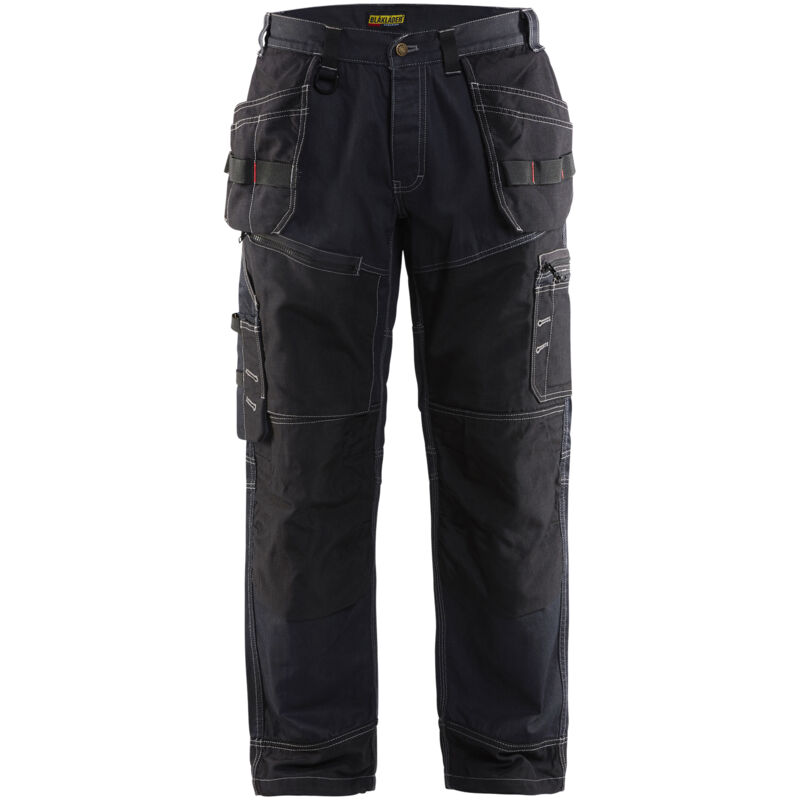 Pantalon de travail Cordura® denim X1500 - Marine/Noir 4XL - FR(58) - SE(C64) - Courtes