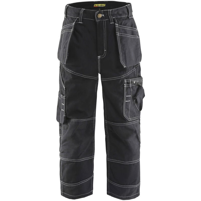 Pantalon de travail X1500 enfant - Noir 128cm