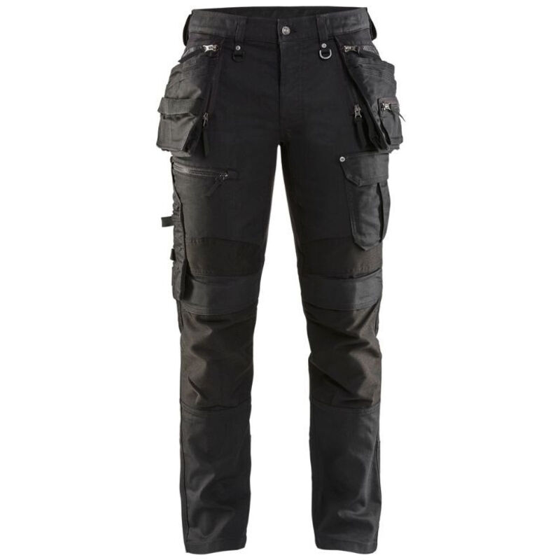 Pantalon de travail X1900 artisan stretch 2D 1990 - Noir/Noir 2XL - FR(52) - SE(C58) - Standards