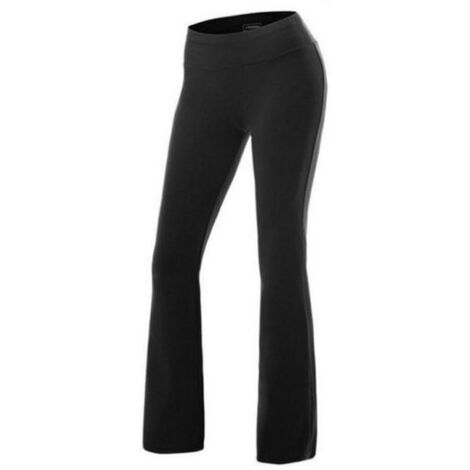 Pantalon Yoga Femme Taille Haute Noir XL - Confortable Respirant pour Sport et Running