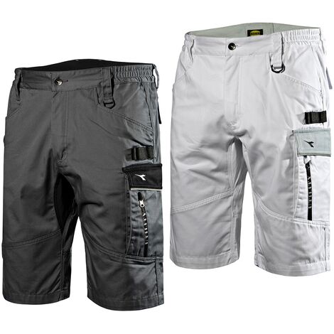 Pantaloncini da lavoro Diadora Bermuda Easywork Light - XS - Bianco