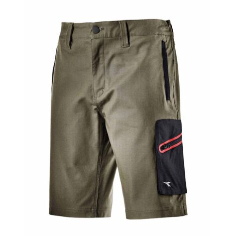 Pantaloncini da lavoro Diadora Utility BERMUDA STRETCH Verde M