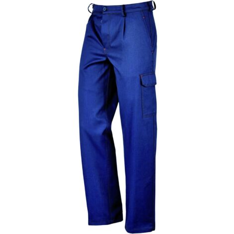 PANTALONE 100% COTONE CARGO Col. Blu  Tg. 52 - 1 Paio