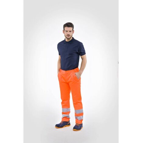 PANTALONE ALTA VISIBILIT ARANCIO TG.  L