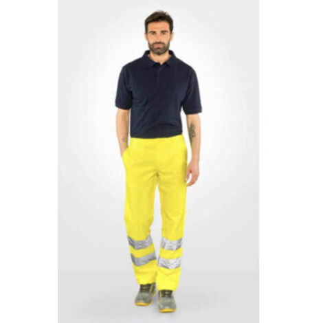 PANTALONE ALTA VISIBILIT GIALLO TG. M