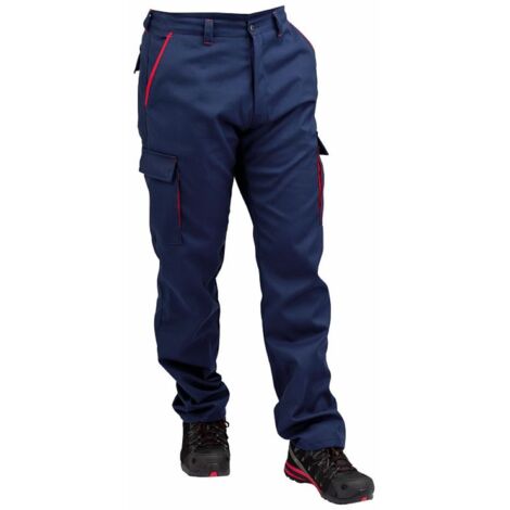 PANTALONE DA LAVORO BLU  3706 B TG.S