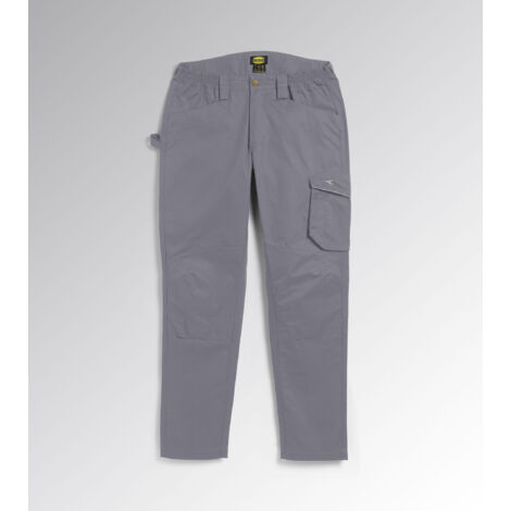 Pantalone da lavoro Diadora Rock Light Cotton Grigio Acciaio - 702.175342 - size L