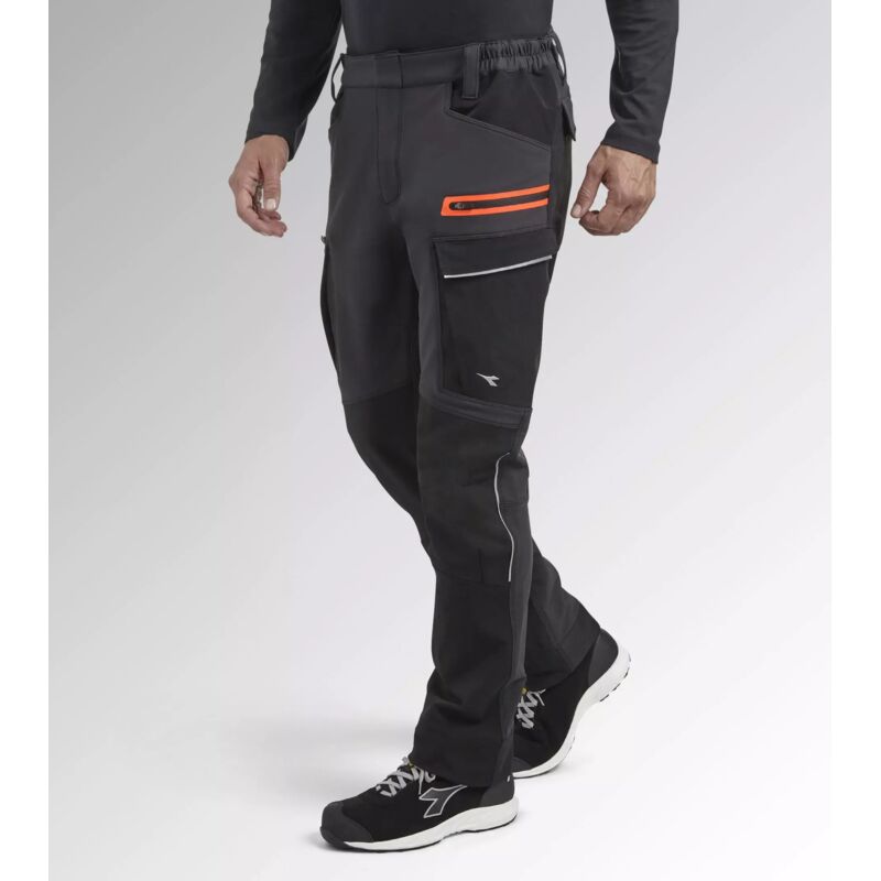 Image of Pantaloni da lavoro multimateriale hybrid cargo - Nero/Grigio s - fr (38/40)