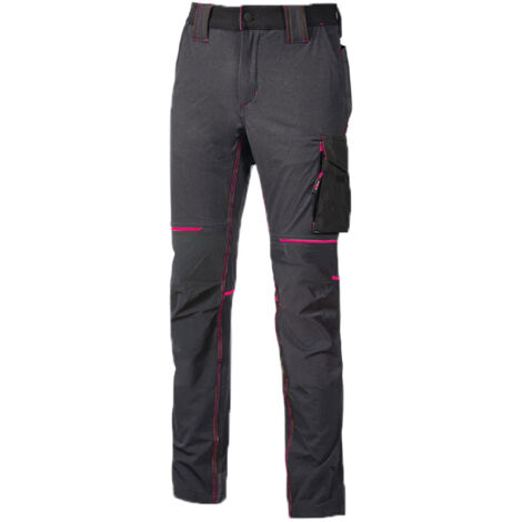 Pantalone da lavoro grey fucsia L